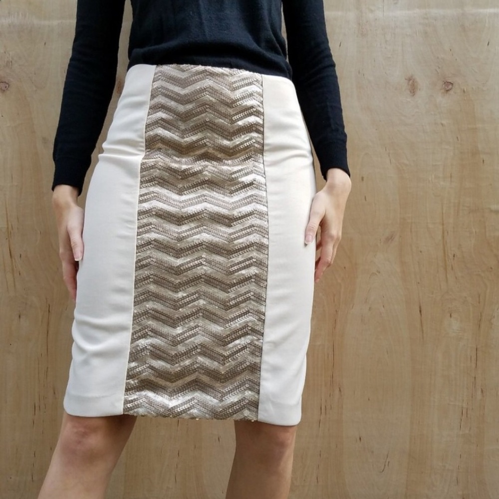 NY&Co Sequined Pencil Skirt